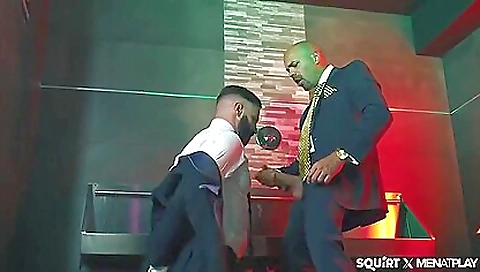 Masked and twoy case in a hot threesome