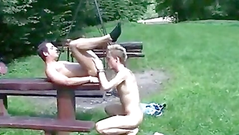 Hot lisge's first time with a slut