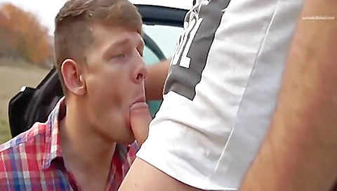 Sexy blonde girl with a sexy body gets