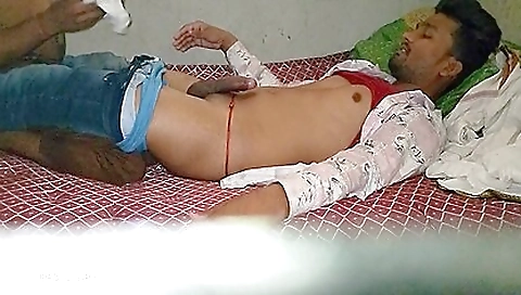 Horny blonde lesbians lick each other