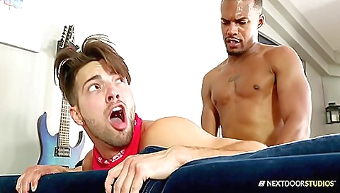 Sexy brunette hair with a dildo fucks in the kitchen