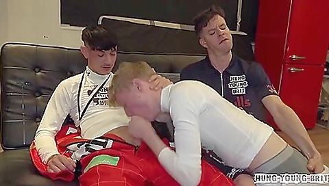 Sexy young blonde take mixed by her boyfriend