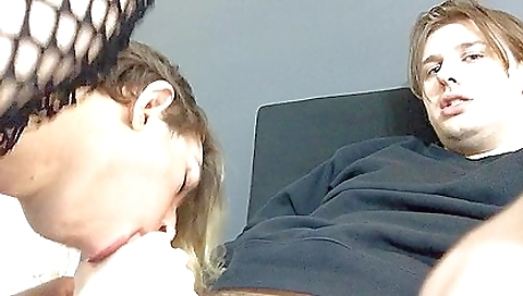 Hawt blonde with sexy passion